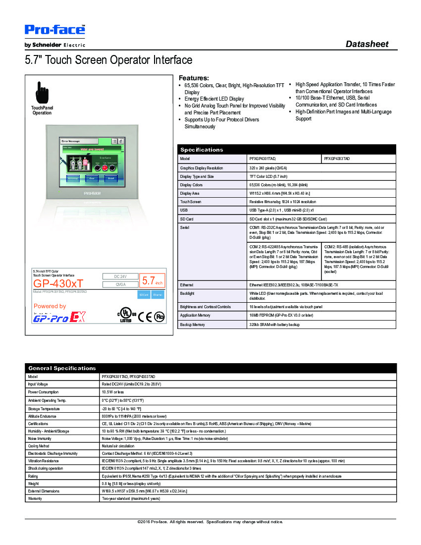 First Page Image of GP-4303T Quick Reference.pdf